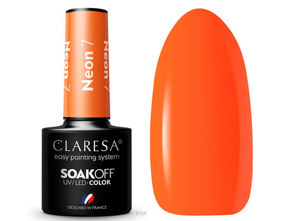 Claresa Lakier Hybrydowy 7 Neon 5 ml