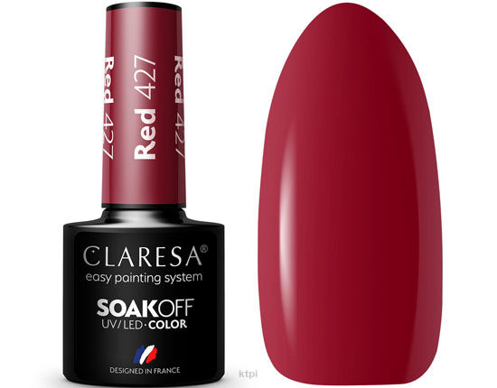 Claresa Lakier Hybrydowy 427 Red 5 ml