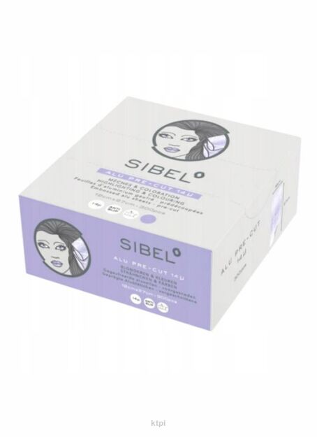 Sibel Folia Aluminiowa Do Koloryzacji Paski Fiolet 300szt