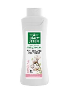 BIAŁY JELEŃ płyn do kąpieli i pod prysznic bawełna 750 ml