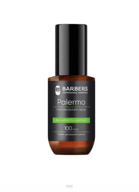 Barbers Palermo Dezodorant do Stóp Spray 100 ml Bergamotka Rozmaryn