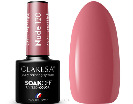 Claresa Lakier Hybrydowy 120 Nude 5 ml