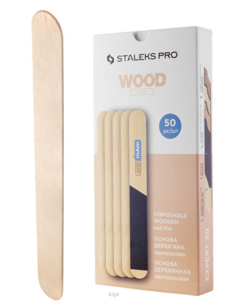 Staleks Pro Expert nośnik drewniany WBE-20 50 szt