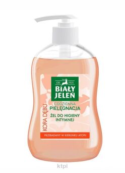 Biały Jeleń Codzienna pielęgnacja Żel do higieny intymnej Kora dębu 500 ml