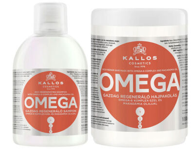 Kallos Zestaw Omega Maska + Szampon 2 X 1000 ml