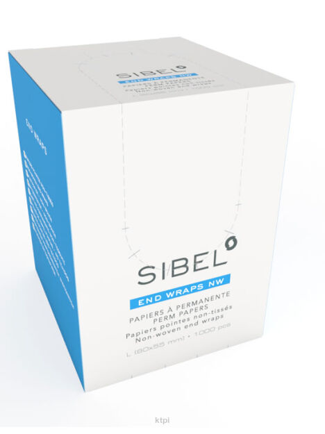 Bibułki Do Trwałej Sibel End Wraps 80x55 mm
