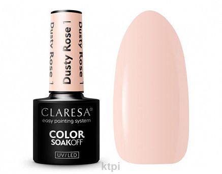 Claresa Lakier Hybrydowy 1 Dusty Rose 5 ml