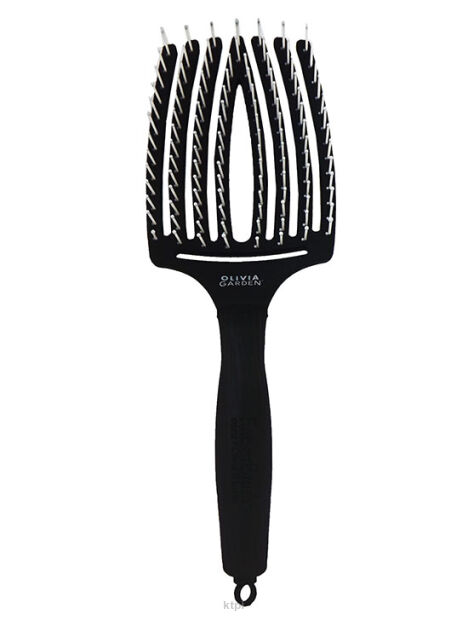 Olivia Garden Finger Brush Szczotka Large Czarna
