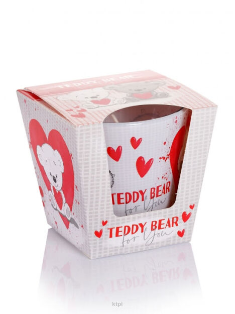 Bartek Candles Teddy Bear Czerwony Świeca Zapachowa 115 g