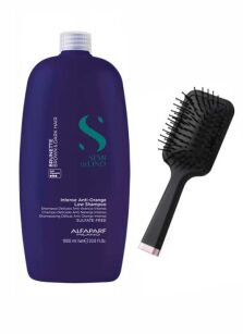 Alfaparf Semi Di Lino Anti-Orange Brunette Szampon do włosów 1000 ml + Szczotka Alfaparf