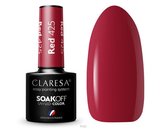 Claresa Lakier Hybrydowy 425 Red 5 ml