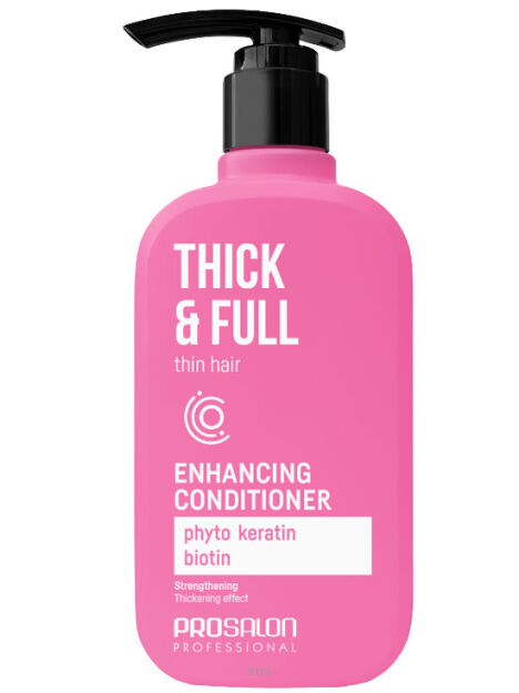 PROSALON THICK & FULL odżywka do włosów wzmacniająca 375 ml