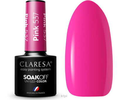 Claresa Lakier Hybrydowy 537 Pink 5 ml