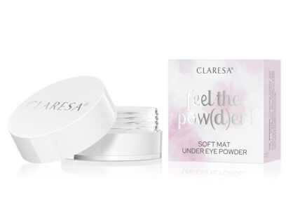 Claresa Feel The Powder Puder Pod Oczy 01 White 6g