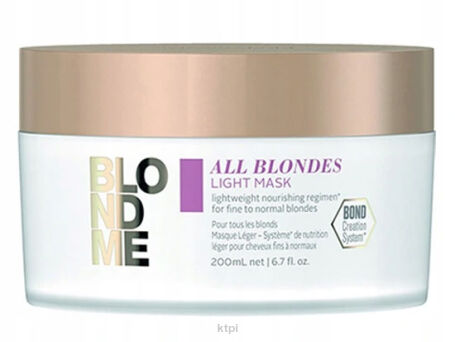 Schwarzkopf BlondMe All Blondes Maska Lekka 200ml