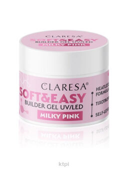 Claresa Soft&Easy Żel Budujący Milky Pink 45g