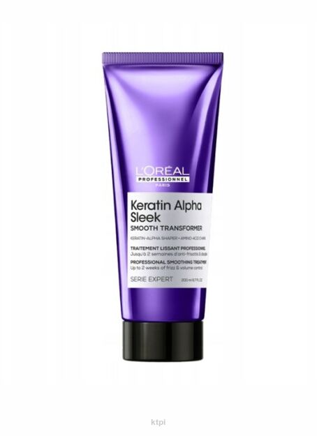 L`Oreal Professionnel Keratin Alpha Sleek wygładzająca kuracja do włosów 200ml