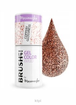 BRUSH UP! Lakier hybrydowy do paznokci Coppery Glossiness 5g
