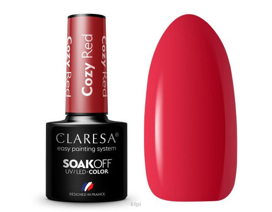 Claresa Lakier Hybrydowy Cozy Red 5 ml