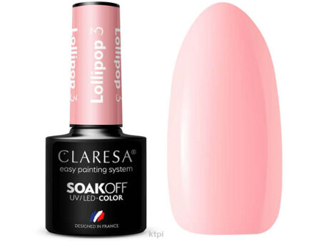 Claresa Lakier Hybrydowy 3 Lolipop 5 ml