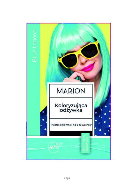 Marion odżywka koloryzująca do włosów 5-10 myć blue lagoon lazur 35 ml