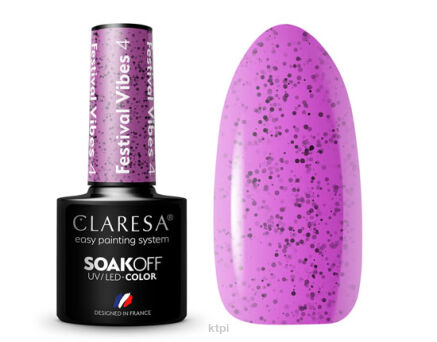 Claresa Lakier Hybrydowy 4 Festival Vibes 5 ml