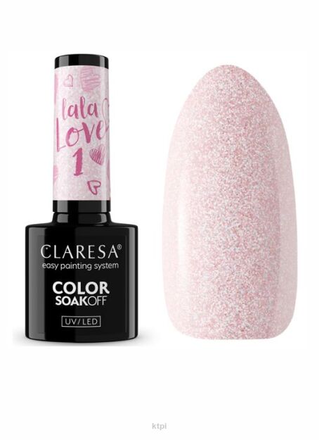 Claresa Lakier Hybrydowy 1 LA LA LOVE 5 ml