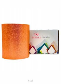 TOPHILL Folia fryzjerska ryflowana w rolce 127mm x 100m ROSE GOLD
