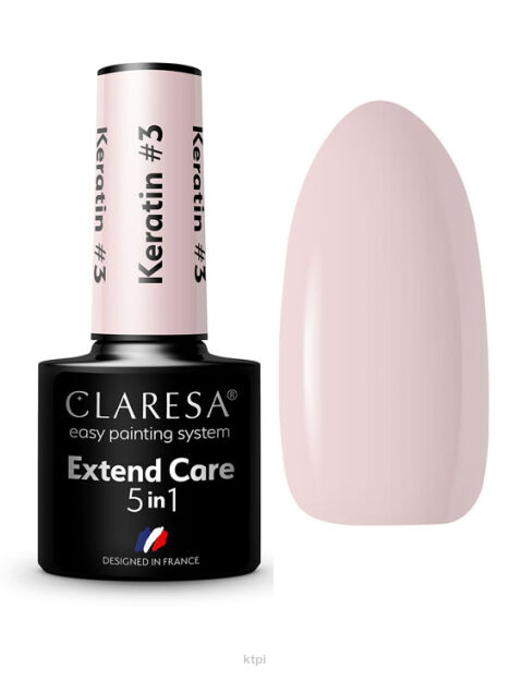 Claresa Keratin Extend Care 5in1 Baza hybrydowa 5g 3