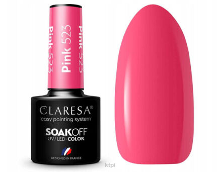Claresa Lakier Hybrydowy 523 Pink 5 ml