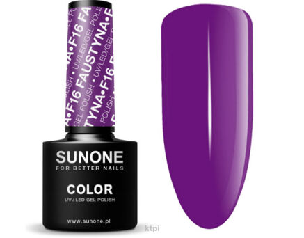 Sunone Lakier hybrydowy UV/LED F16 Faustyna 5 ml