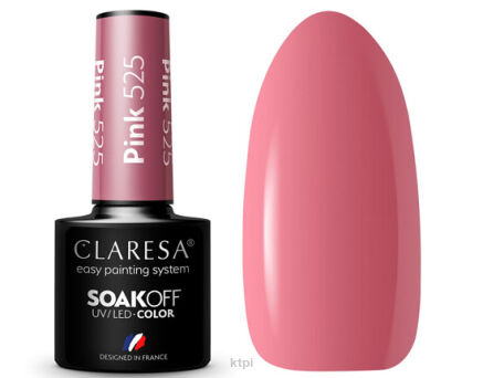 Claresa Lakier Hybrydowy 525 Pink 5 ml