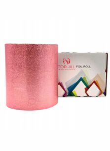 TOPHILL Folia fryzjerska ryflowana w rolce 127mm x 100m PINK