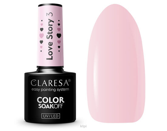 Claresa Lakier Hybrydowy 3 Love Story 5 ml