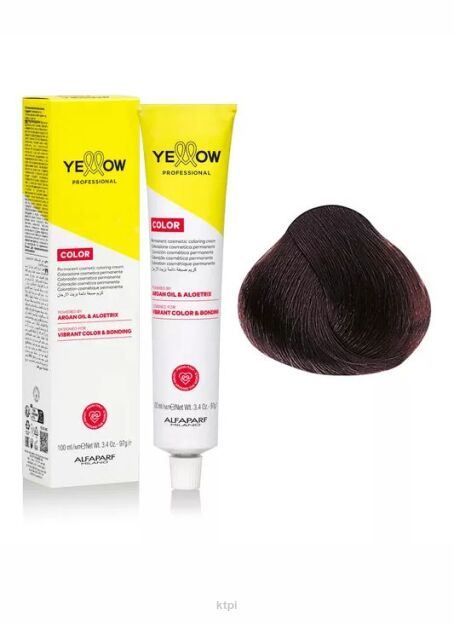 Yellow Professional Alfaparf  Color Permanent farba do włosów KOLOR 6.53 100 ml