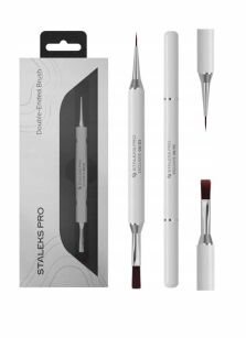 STALEKS Exclusive NBX-08/03 Pędzelek Dwustronny Do Żelu 10 mm i Liner 10 mm