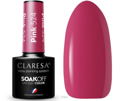 Claresa Lakier Hybrydowy 524 Pink 5 ml