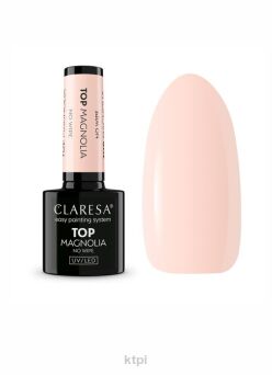 Claresa Top No Wipe Magnolia 5ml top hybrydowy z efektem magnolii