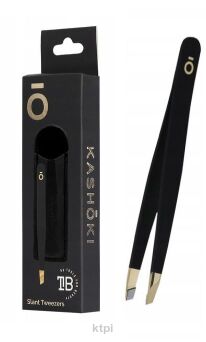 Kashoki Tools for beauty pęseta do brwi w etui skośna