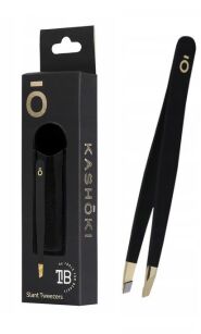 Kashoki Tools for beauty pęseta do brwi w etui skośna