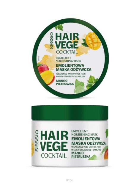 Sessio Hair Vege Cocktail Maska emolientowa Mango i pietruszka 250 ml