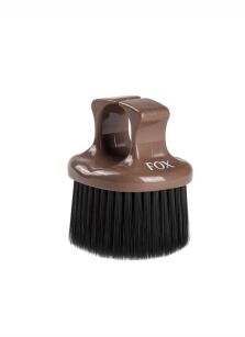 Fox Earth Colors Ring Brush Karkówka fryzjerska na palec Bark Brązowa