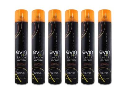 Evin Zestaw 6 Lakierów Black Z Olejkiem Arganowym 500 ml