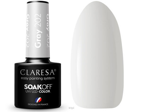 Claresa Lakier Hybrydowy 202 Gray 5 ml