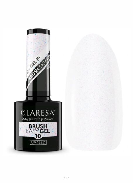 Claresa Brush Easy Gel żel do paznokci w butelce kolor 10 5 ml
