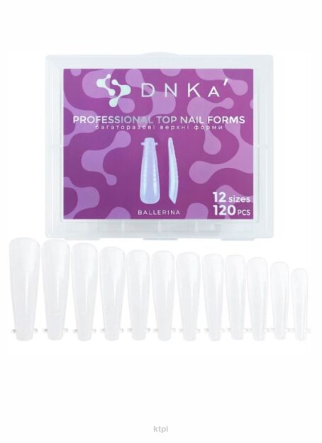 DNKA Professional Nail Forms Ballerina 120 sztuk