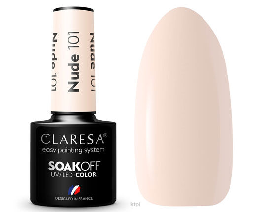 Claresa Lakier Hybrydowy 101 Nude 5 ml
