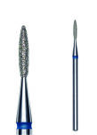 STALEKS frez diamentowy FA10B014/8 blue płomyk - 3