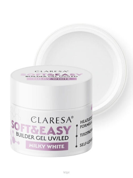 Claresa Soft Easy Żel Budujący Milky White 12 g