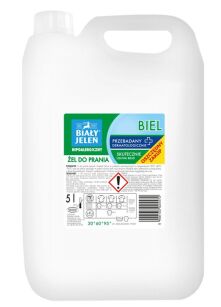 Biały Jeleń Żel do prania Biel do jasnych i białych tkanin 5000 ml